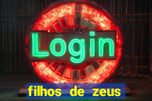 filhos de zeus mitologia grega